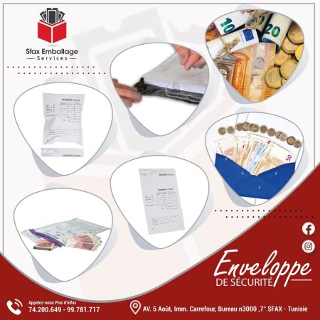 Enveloppe de sécurité pour Argent