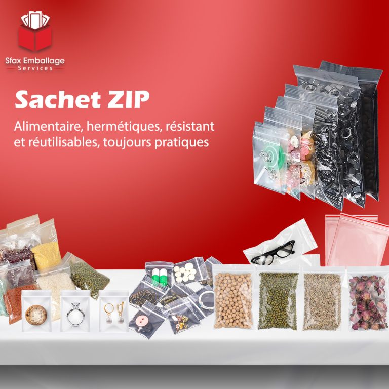 sachet zip